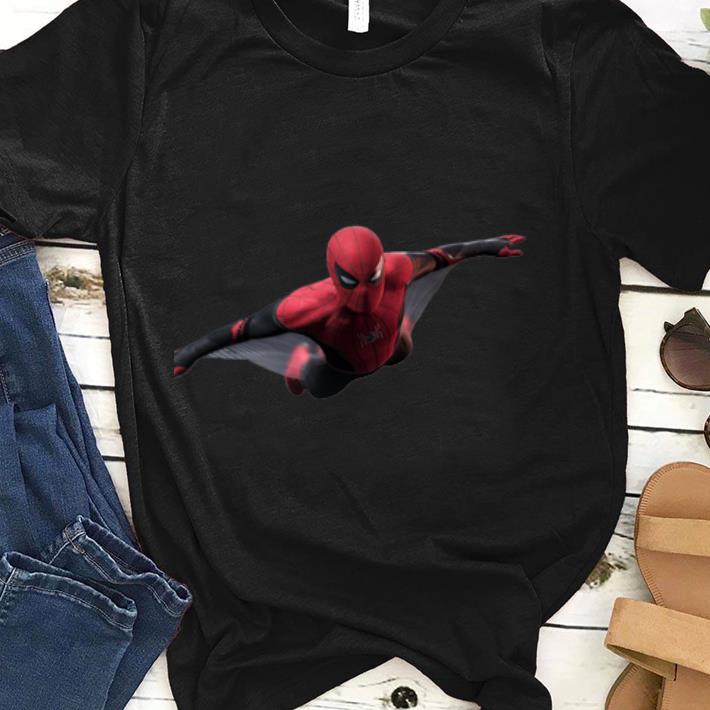 Spider Man Far From Home Flying Spiderman Under Thunder shirt