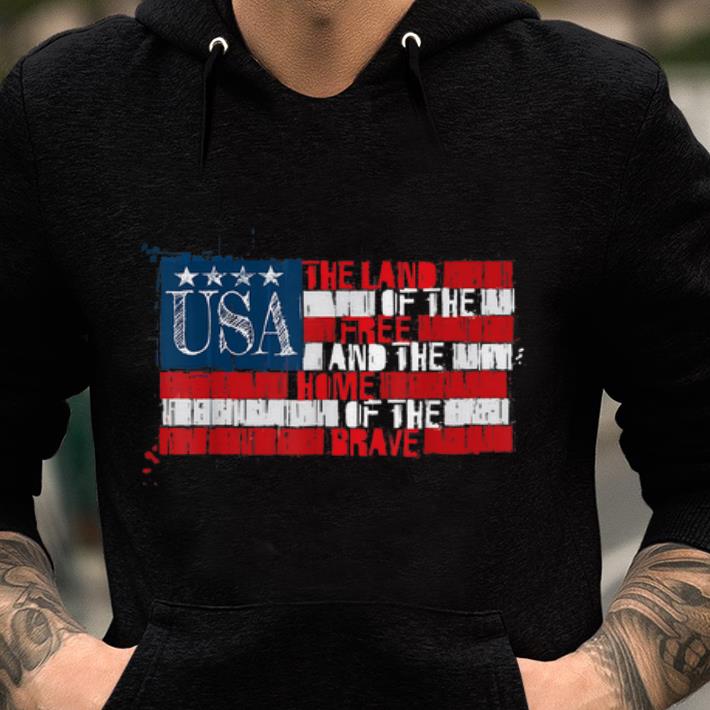 Top American Pride USA Flag Patriotic 4th Of July shirt
