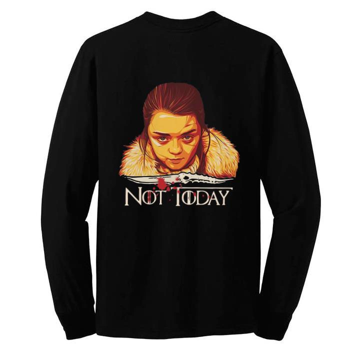 Top Arya Stark Catspaw Blade Game of Thrones not Today shirt