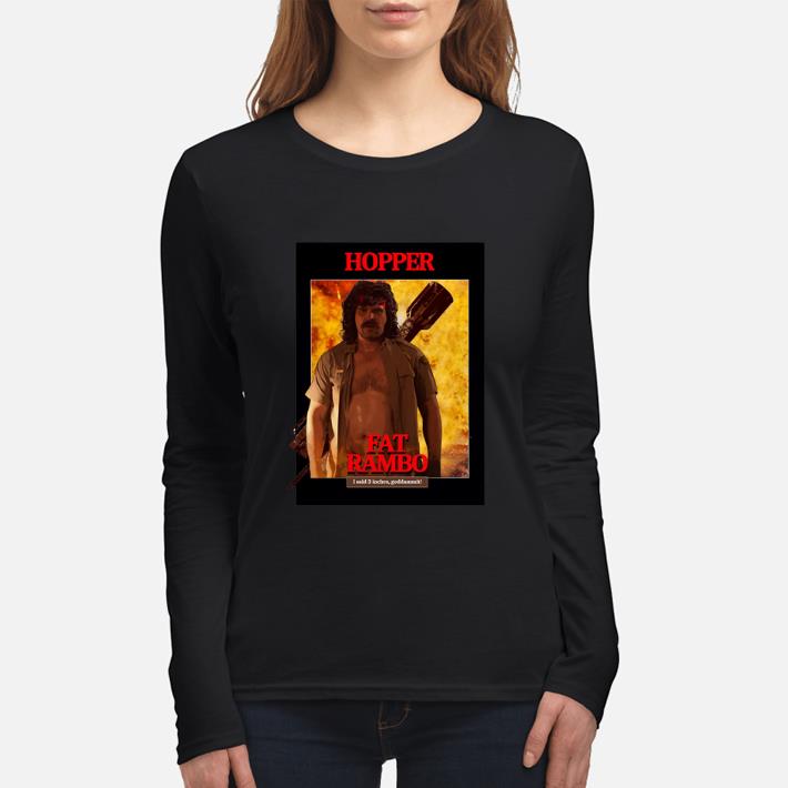 Funny Fat Rambo Jim Hopper Stranger Things 3 shirt 2 Funny Fat Rambo Jim Hopper Stranger Things 3 shirt 3