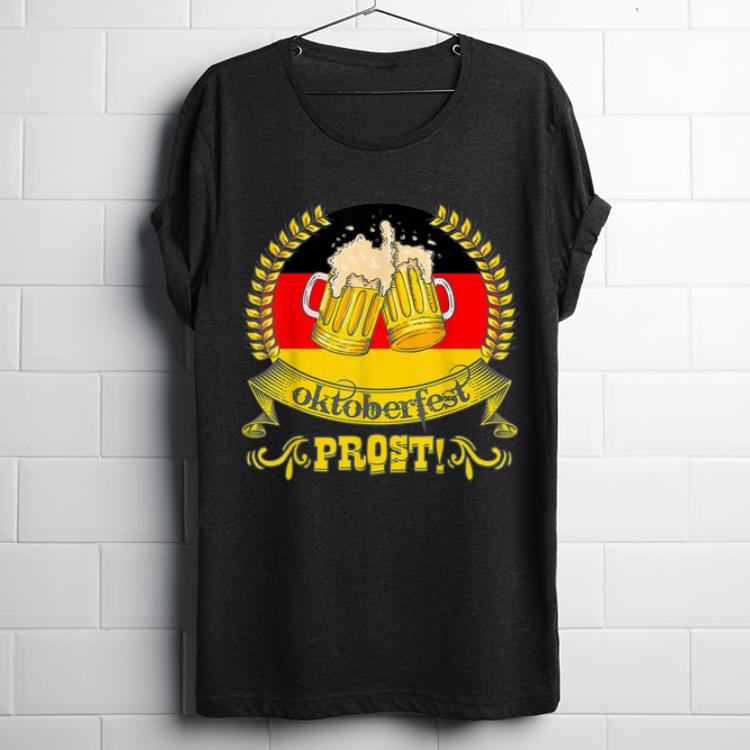 Hot Oktoberfest Prost Bier Festival German Flag Beer Mugs shirt