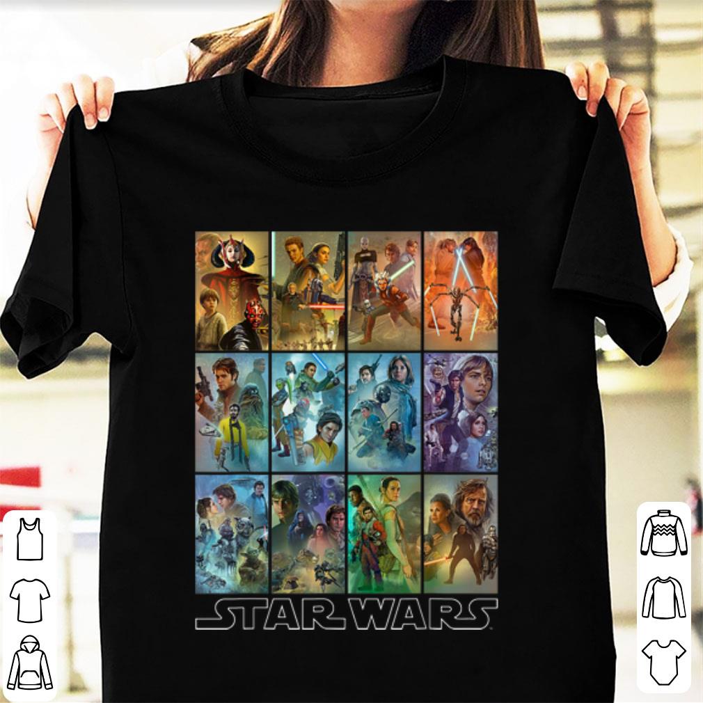 Hot Star Wars Celebration Mural Art Panels shirt