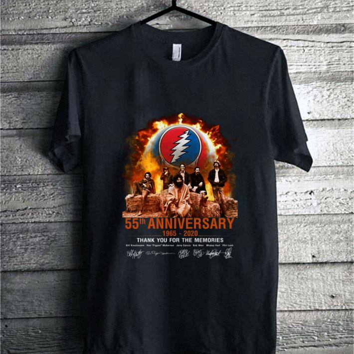 Hot Steal Your Face 55th Anniversary 1965-2020 signatures shirt Hot Steal Your Face 55th Anniversary 1965-2020 signatures shirt 1