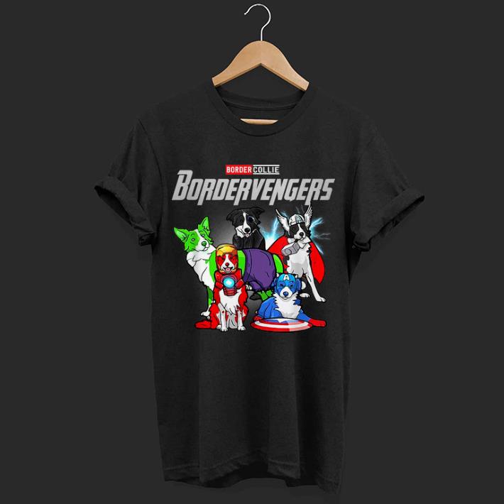 Official Bordervengers Border Collie And Avengers Dog Lover Marvel Dog shirt