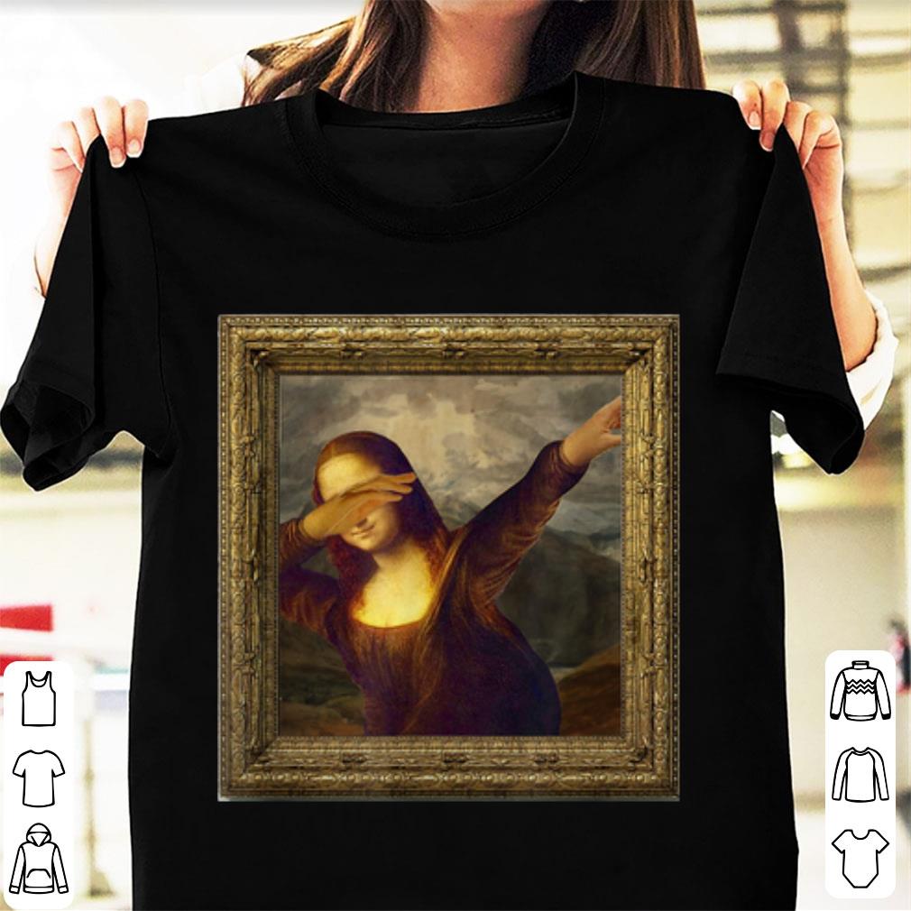 Official Dabbing Mona Lisa Painting shirt