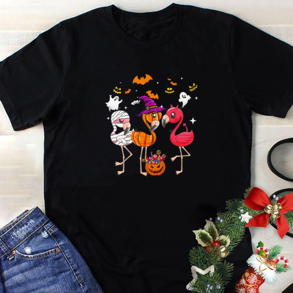 Official Flamingos happy halloween shirt Official Flamingos happy halloween shirt 1
