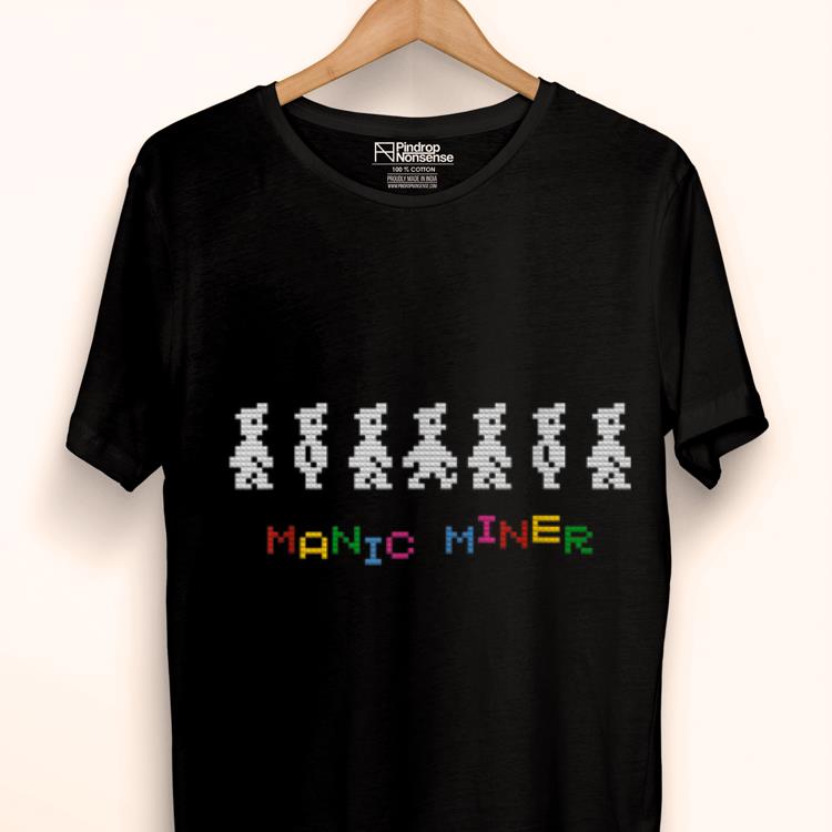 Official Manio Miner Zx Spectrum Game Miner Retro 8 Bits shirt