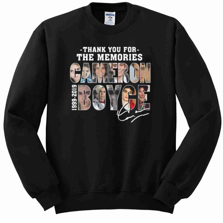 Premium Thank you for the memories Cameron Boyce 1999-2019 signature shirt 5 Premium Thank you for the memories Cameron Boyce 1999-2019 signature shirt
