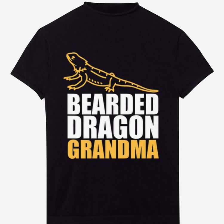 Premium Yellow Basilisk Bearded Dragon Grandma shirt