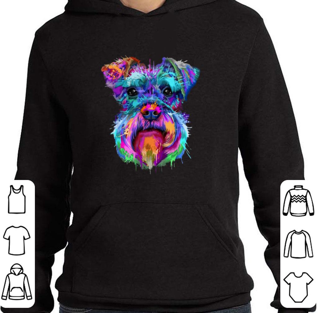 Colorful Schnauzer shirt