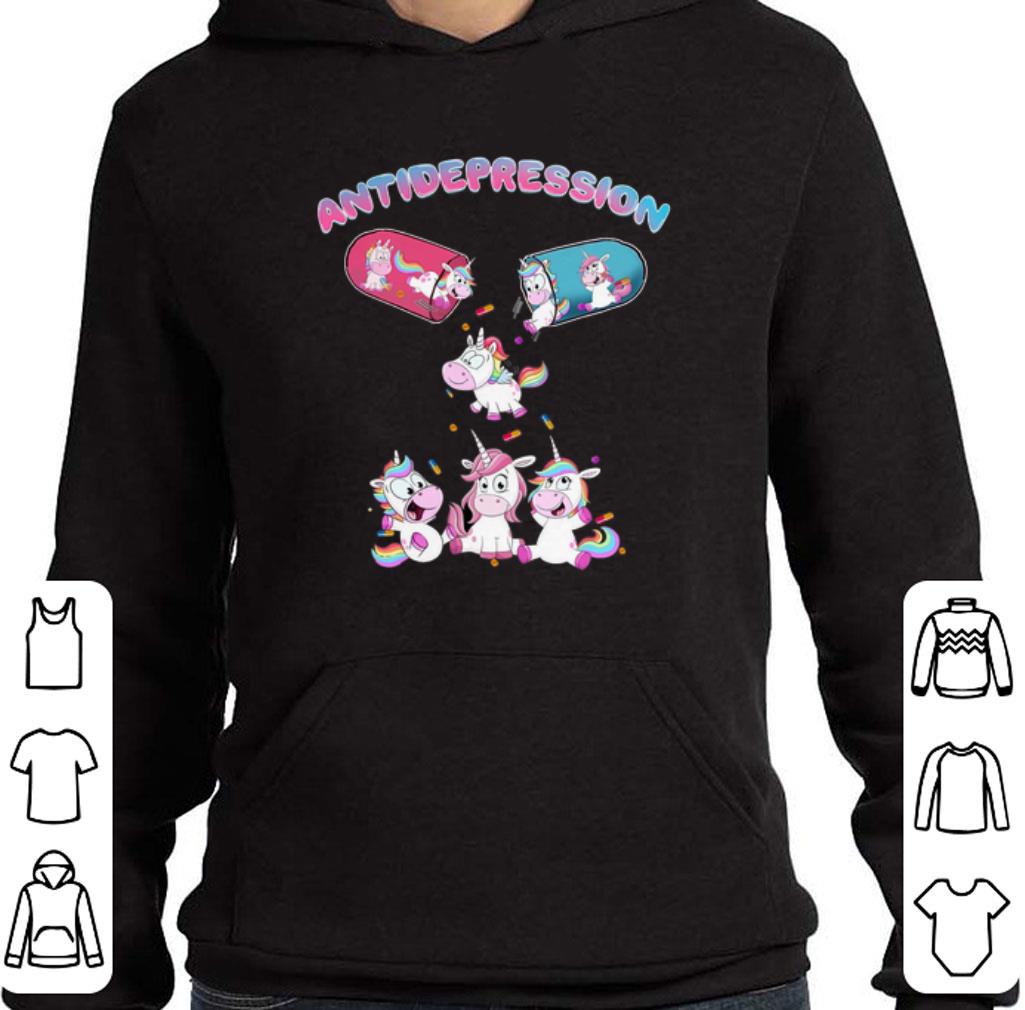 Funny Antidepression Unicorns shirt