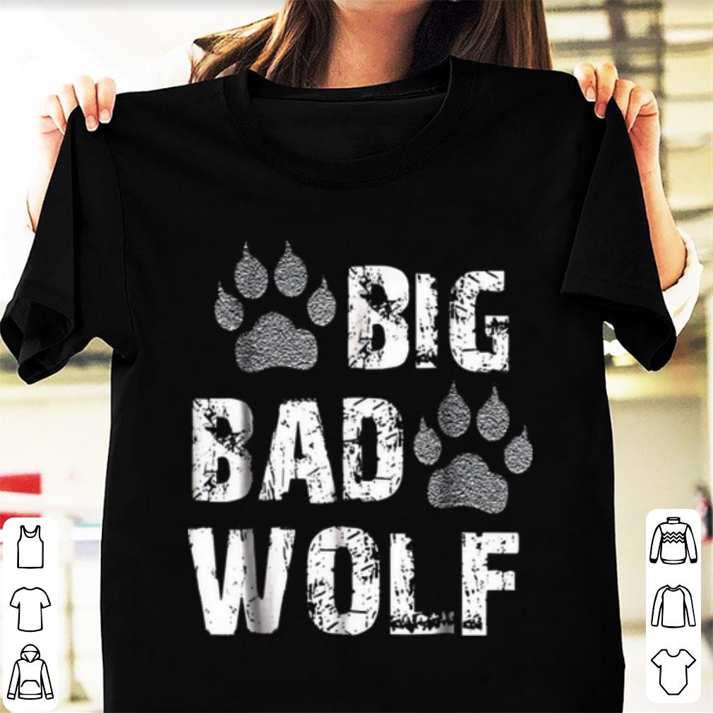 Hot Big Bad Wolf Paw Print Halloween Costume shirt
