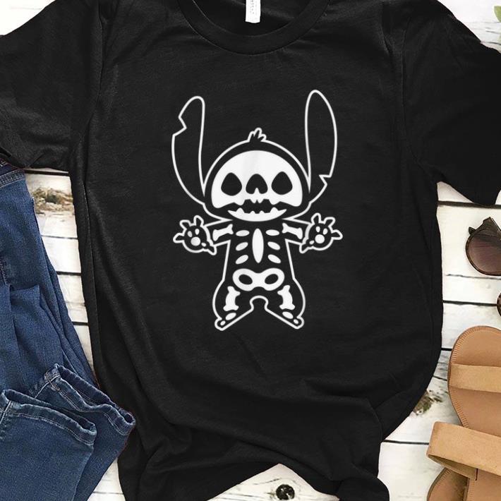Official Disney Stitch Halloween Skeleton shirt