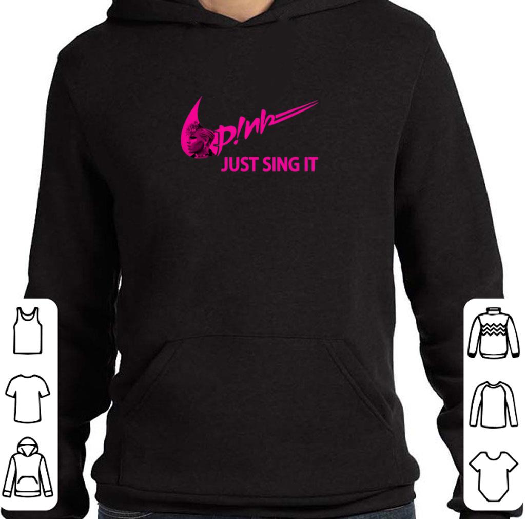 Official Nike Pink just sing it shirt