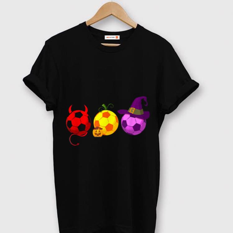 Original Funny Three Balls Soccer Sport Halloween Gifts shirt