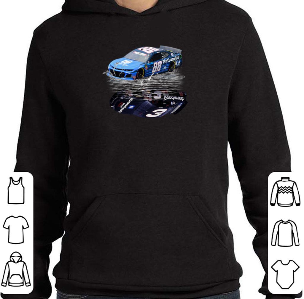 Pretty Dale Earnhardt Jr. car water mirror reflection shadow shirt 5 Pretty Dale Earnhardt Jr. car water mirror reflection shadow shirt