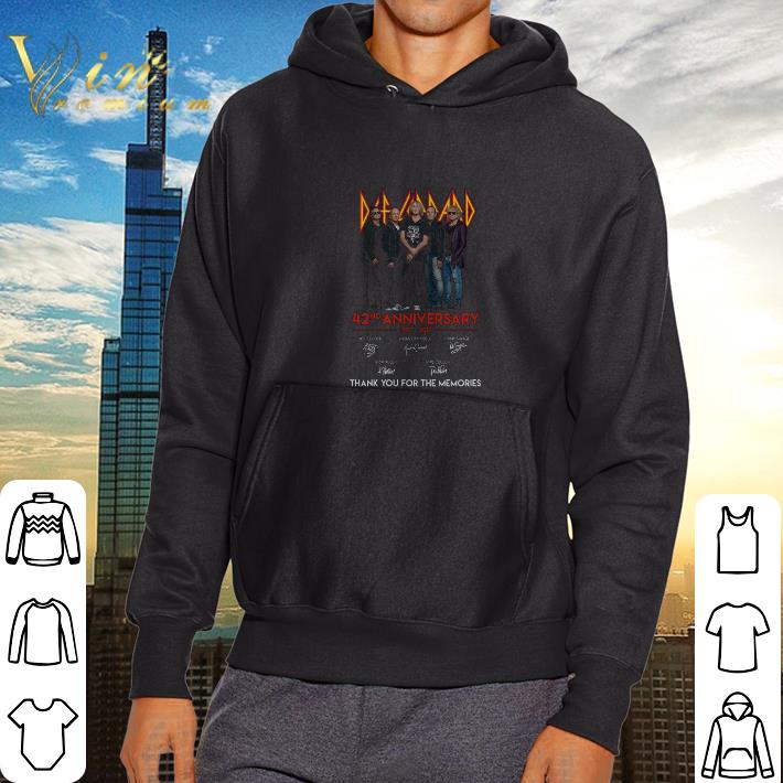 Pretty Def Leppard 42nd anniversary 1977-2019 signatures shirt 5 Pretty Def Leppard 42nd anniversary 1977-2019 signatures shirt