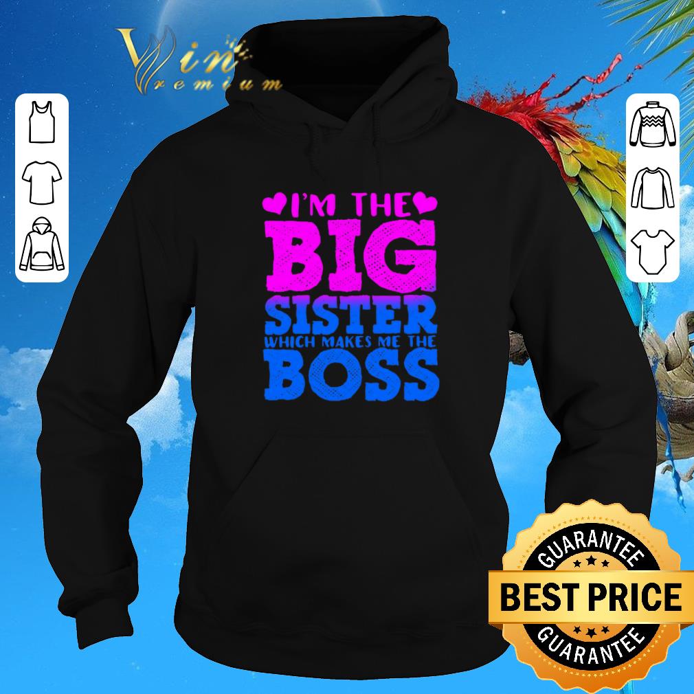 Hot I'm the big sister which makes me the boss shirt sweater