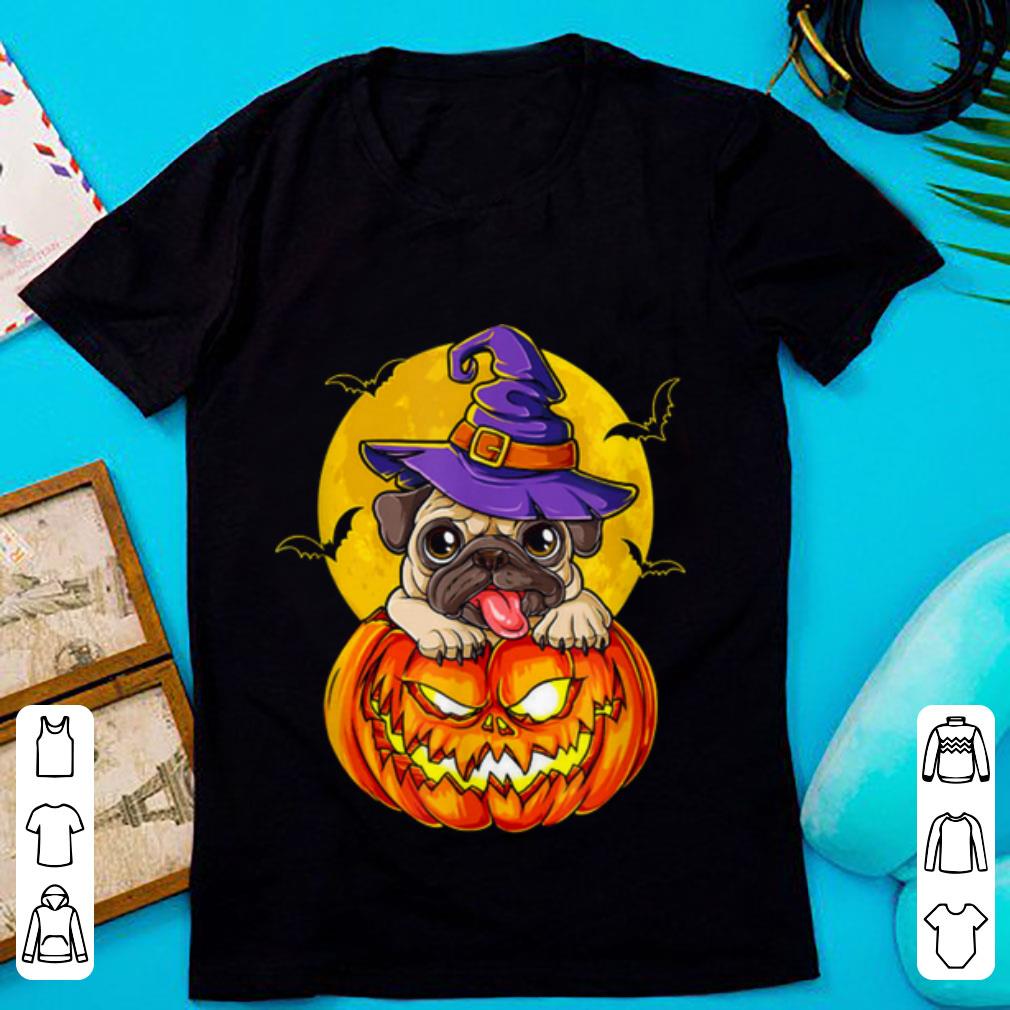 Hot Pugkin Pumpkin Halloween Pug Dog For Men shirt