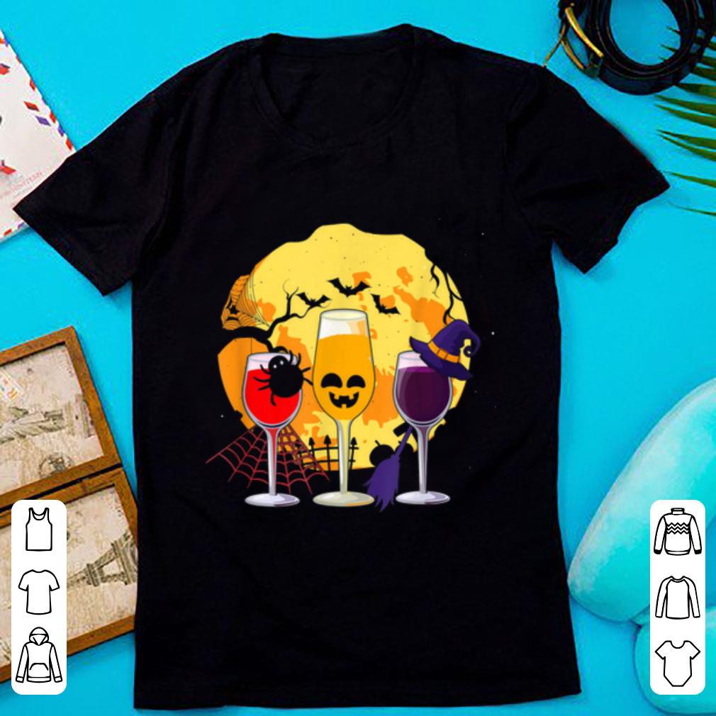 Hot Wine Glass Of Witchcraft Halloween shirt