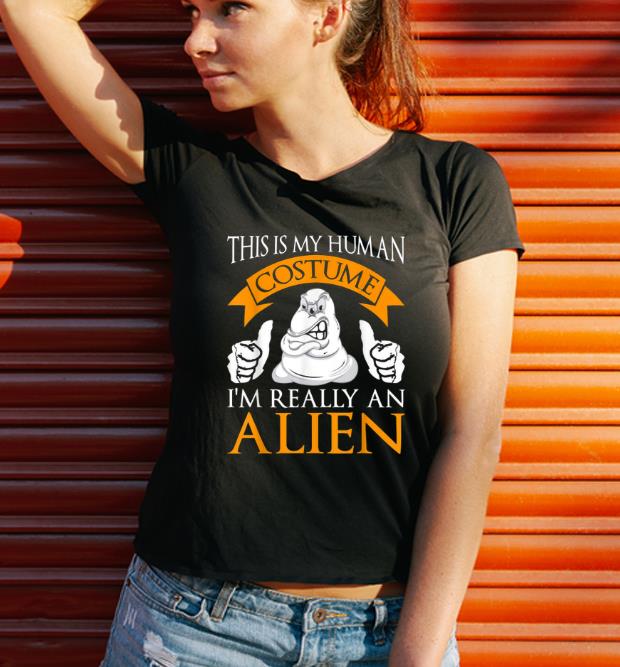 I'm Really An Alien Funny Halloween Party Costume shirt 2 I'm Really An Alien Funny Halloween Party Costume shirt 3