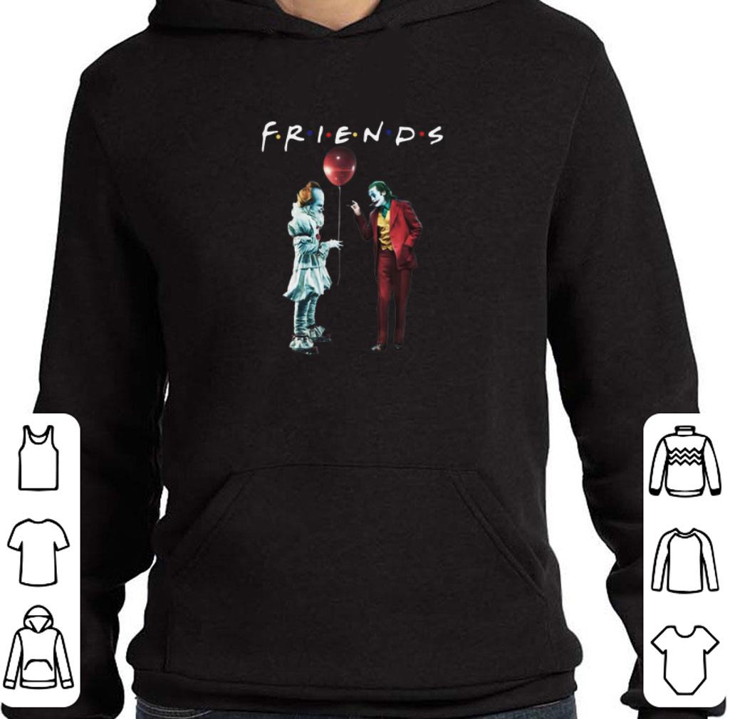 Pennywise with Joker Friends TV Show shirt 5 Pennywise with Joker Friends TV Show shirt