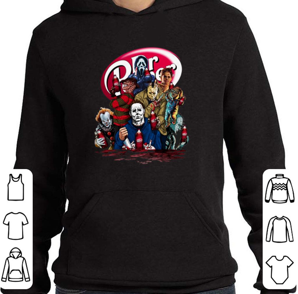 Pretty Dr. Pepper Horror movie characters shirt 5 Pretty Dr. Pepper Horror movie characters shirt