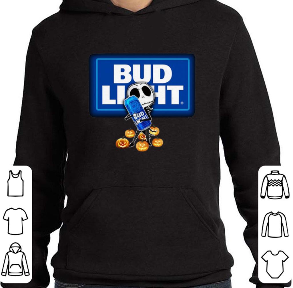 Pretty Jack Skellington hug Bud Light pumpkins shirt