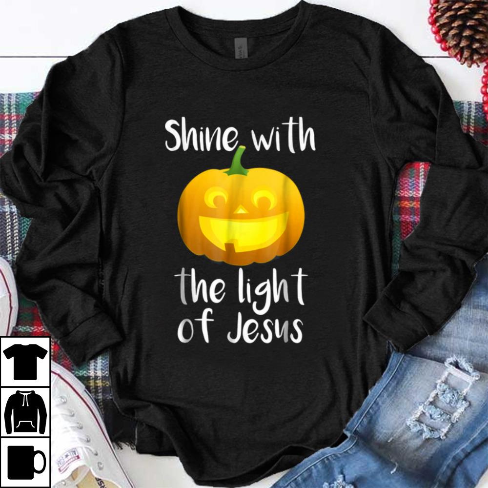 Shine With The Light Of Jesus Jack-o-lantern shirt