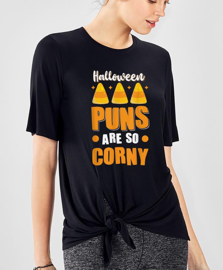 Awesome Halloween Puns Are So Corny Funny Candy Corn shirt