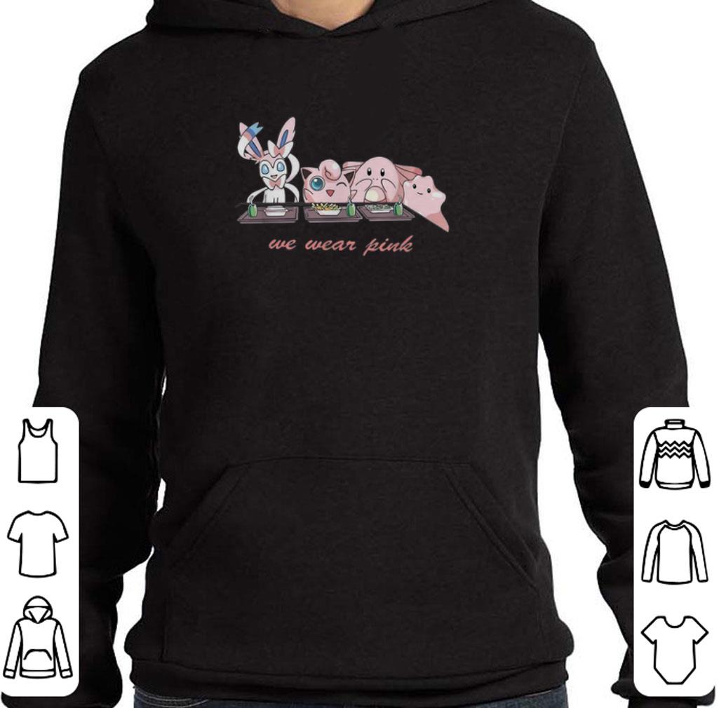 Awesome Pokemon we wear pink Breast Cancer Awareness shirt 5 Awesome Pokemon we wear pink Breast Cancer Awareness shirt