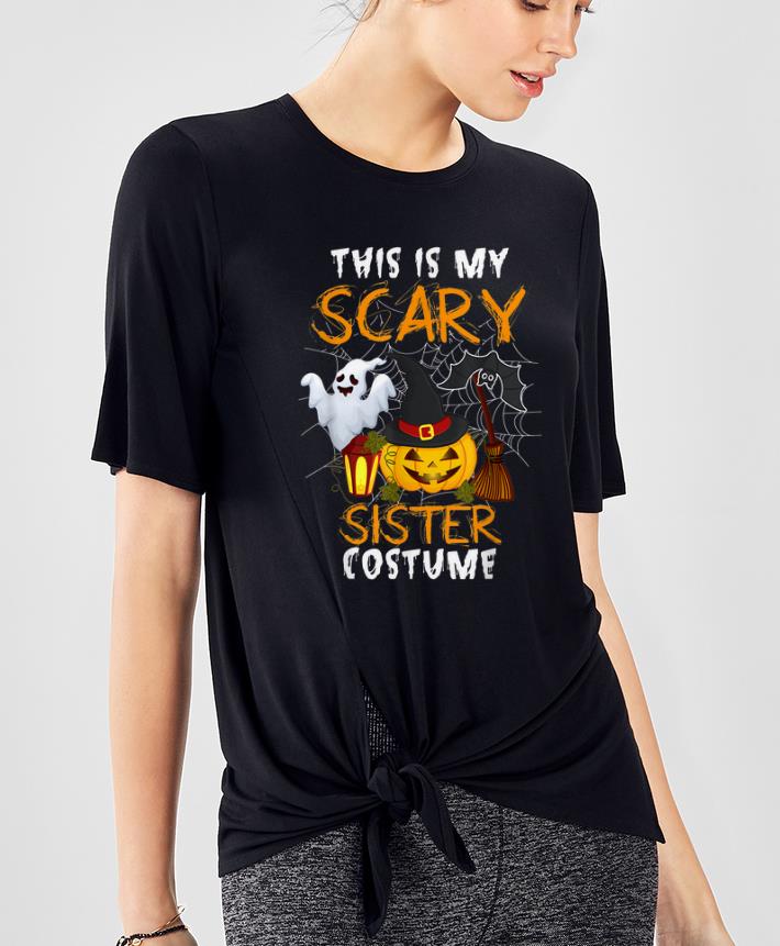 Awesome This Is My Scary Sister Halloween Costume shirt