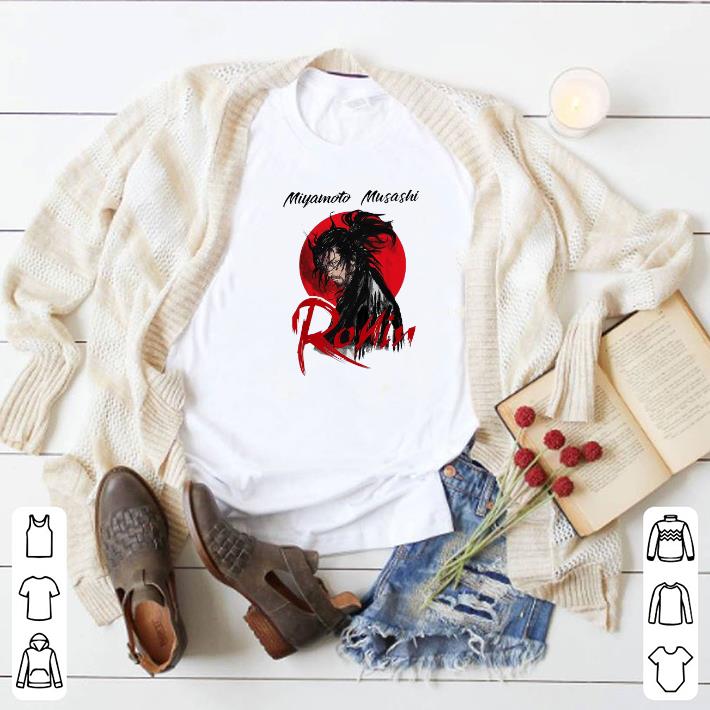 Funny Red moon Miyamoto Musashi Ronin shirt