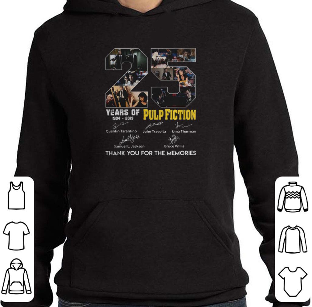 Hot 25 years of Pulp Fiction 1994-2019 thank you for the memories shirt