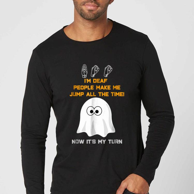Hot Boo Ghost ASL Funny Halloween sign language shirt