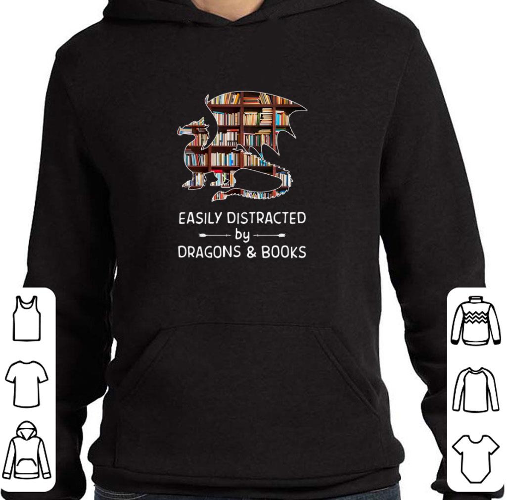 Hot Easily distracted by dragons and books shirt 5 Hot Easily distracted by dragons and books shirt