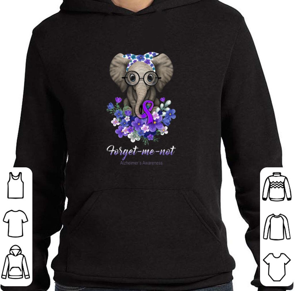 Hot Elephant forget me not Alzheimer's Awareness shirt