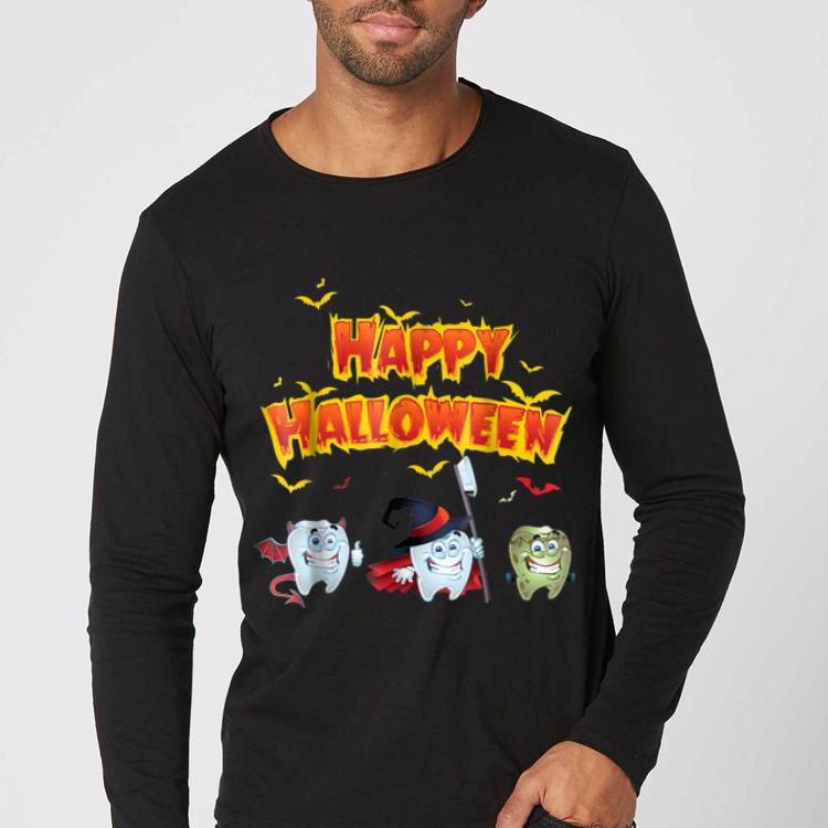 Hot Happy Halloween Funny Dental Costume Gift shirt