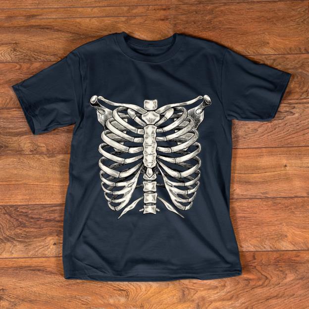 Hot Skeleton Rib Cage Halloween Skeleton Costume shirt