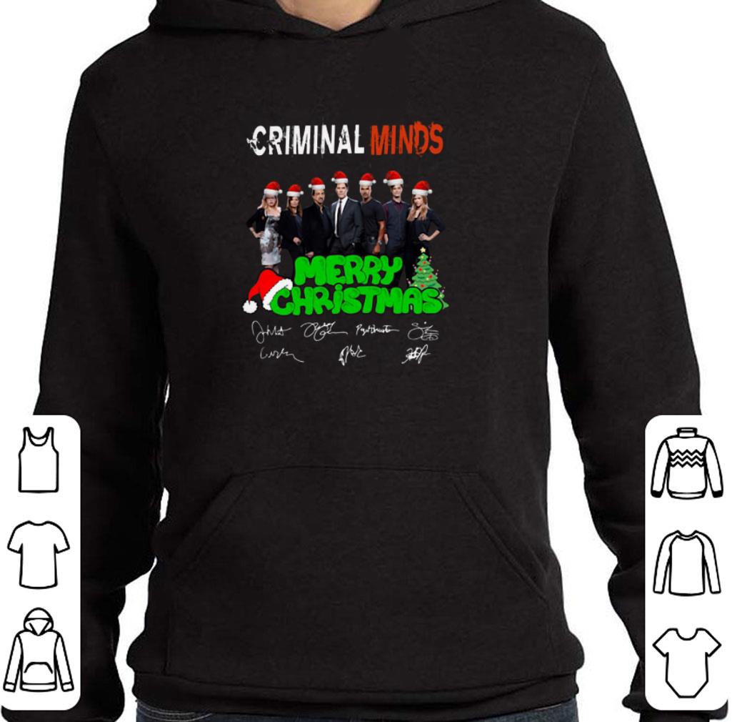 Nice Criminal Minds Merry Christmas Signatures shirt