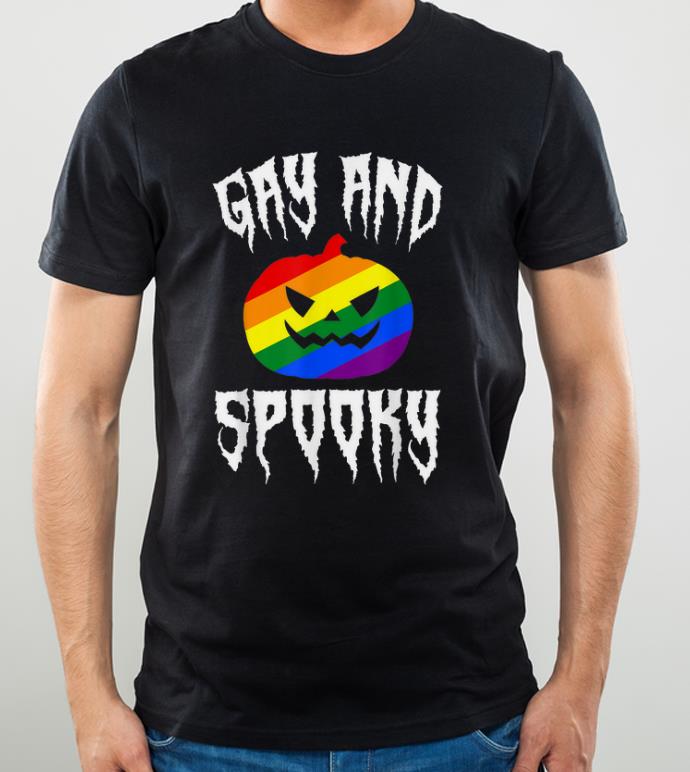 Nice Gay And Spooky Funny Halloween Horror Scary shirt