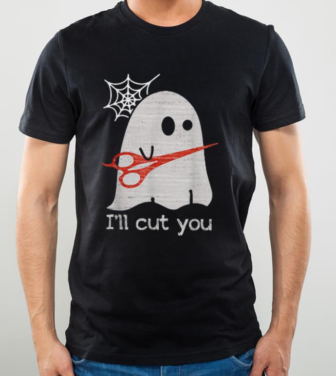 Nice Halloween ghost-i'll-cut-you-shirt Boo-I will-cut-you-tee shirt