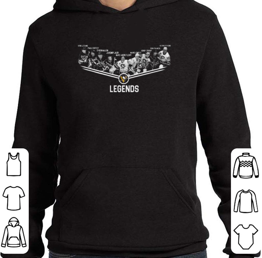 Nice Pittsburgh Penguins Legends players signatures shirt