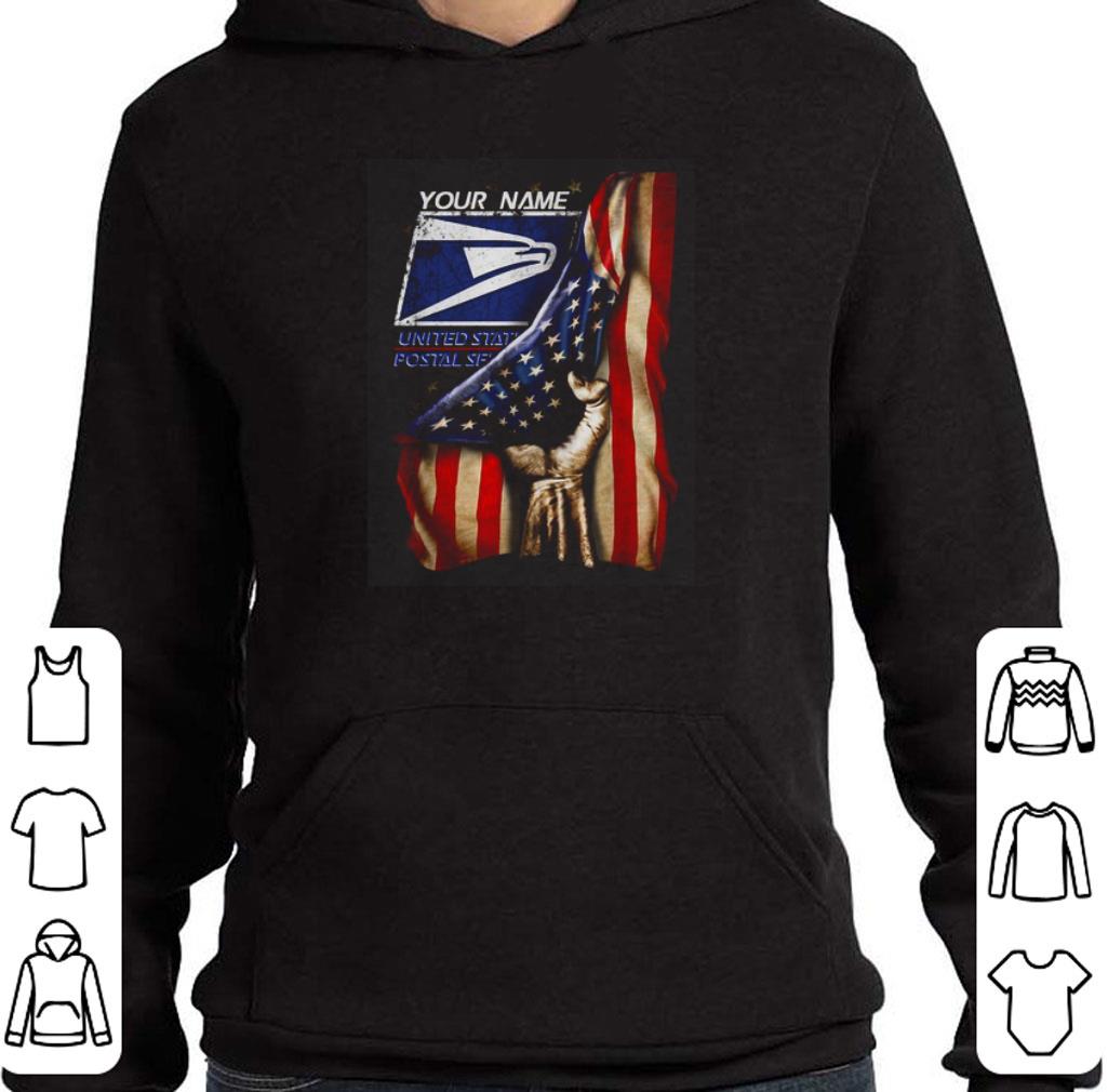 Official 4th of July independence day your name US Postal Service shirt