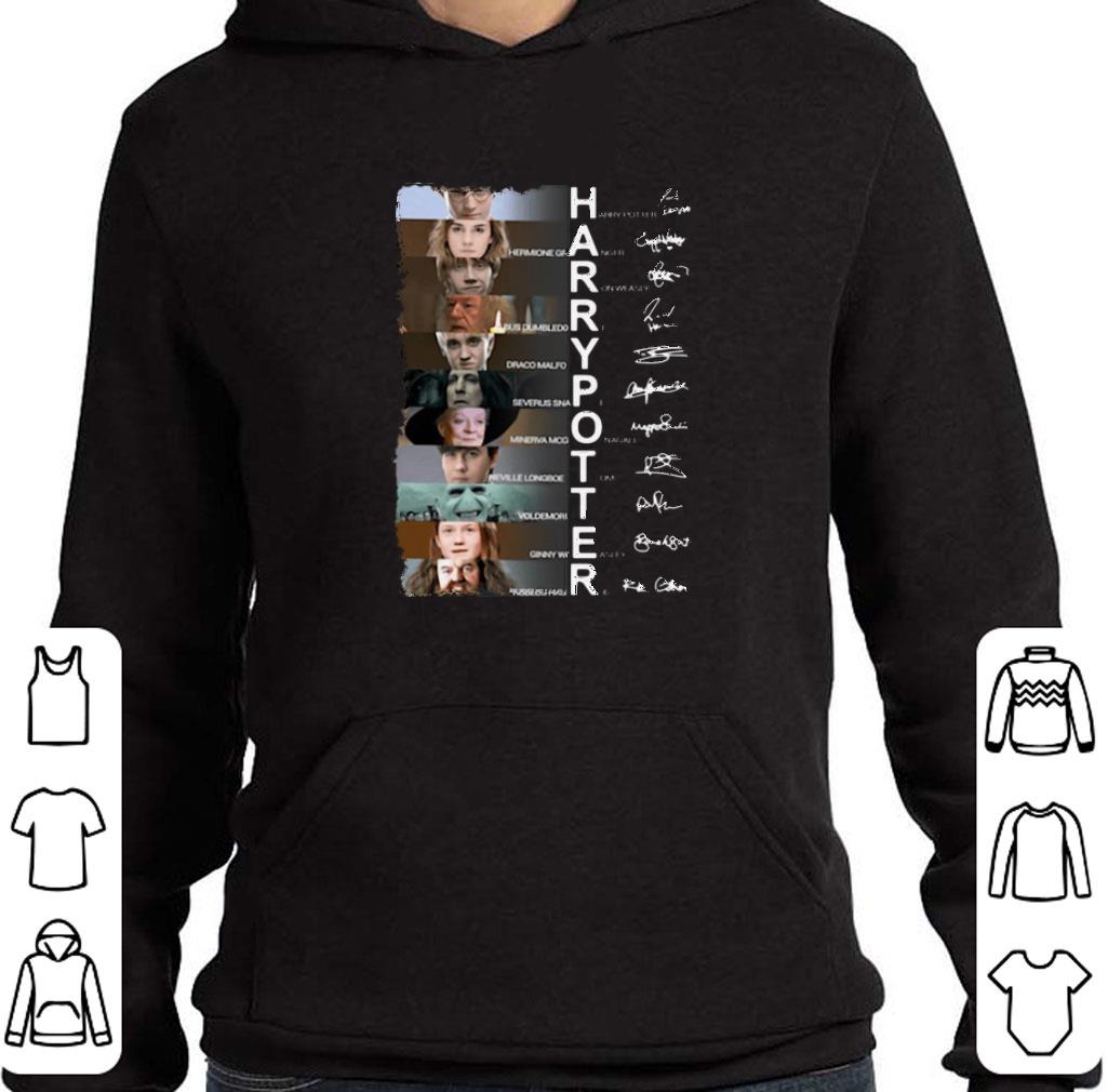 Official Harry Potter characters Hermione Granger Ron Weasley signatures shirt