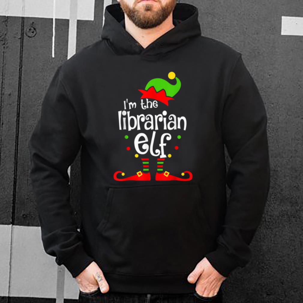 Official Librarian Elf Christmas Costume Mom Dad Xmas shirt