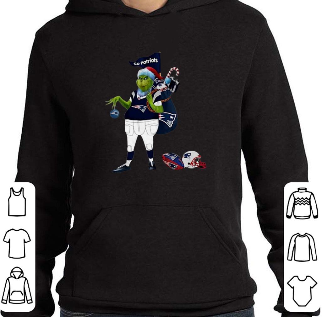 Official Santa Grinch New England Patriot Go Patriots shirt