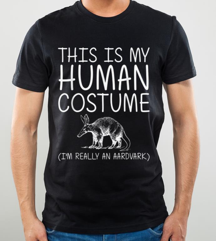Premium Aardvark Easy Halloween Human Costume Anteater DIY Gift shirt