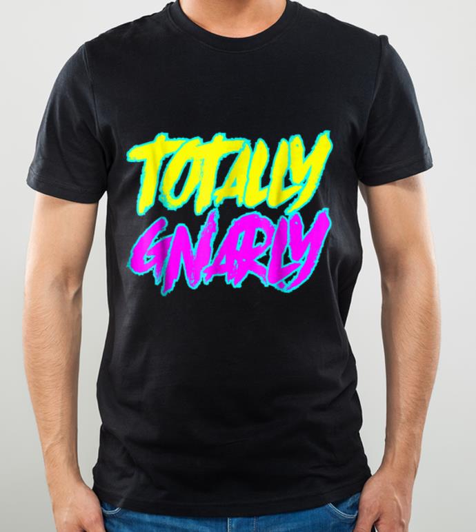 Premium Totally Gnarly Neon 80s Party 80s Halloween Costume shirt