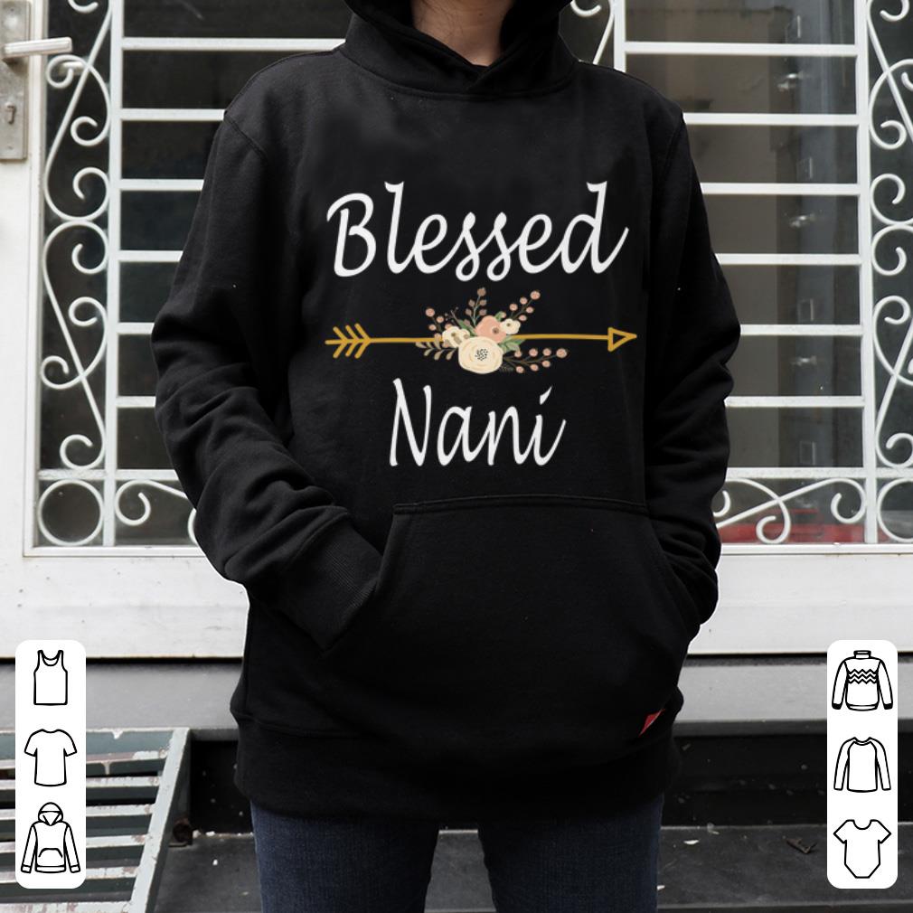 Pretty Blessed Nani Thanksgiving Christmas Gifts shirt